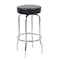 Boss 29" Chrome/Black Stool B229-BK - alternate 1